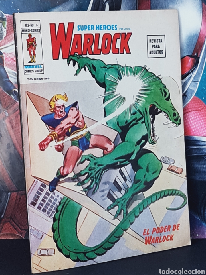 C&oacute;mics: EXCELENTE ESTADO SUPER HEROES 16 EL PODER DE WARLOCK VOL II GRAPA VOL.2 VERTICE - Foto 1