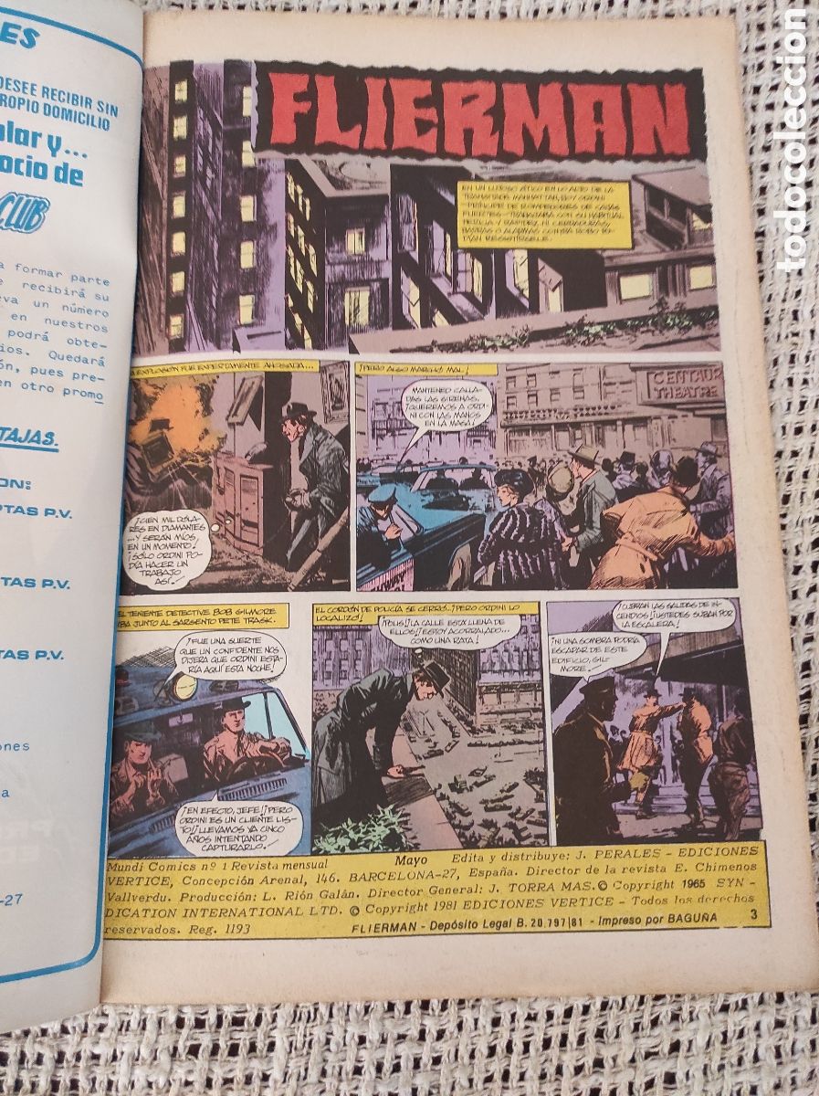 C&oacute;mics: FLIERMAN N&ordm; 1 -ED. VERTICE Mundicomics - Foto 2