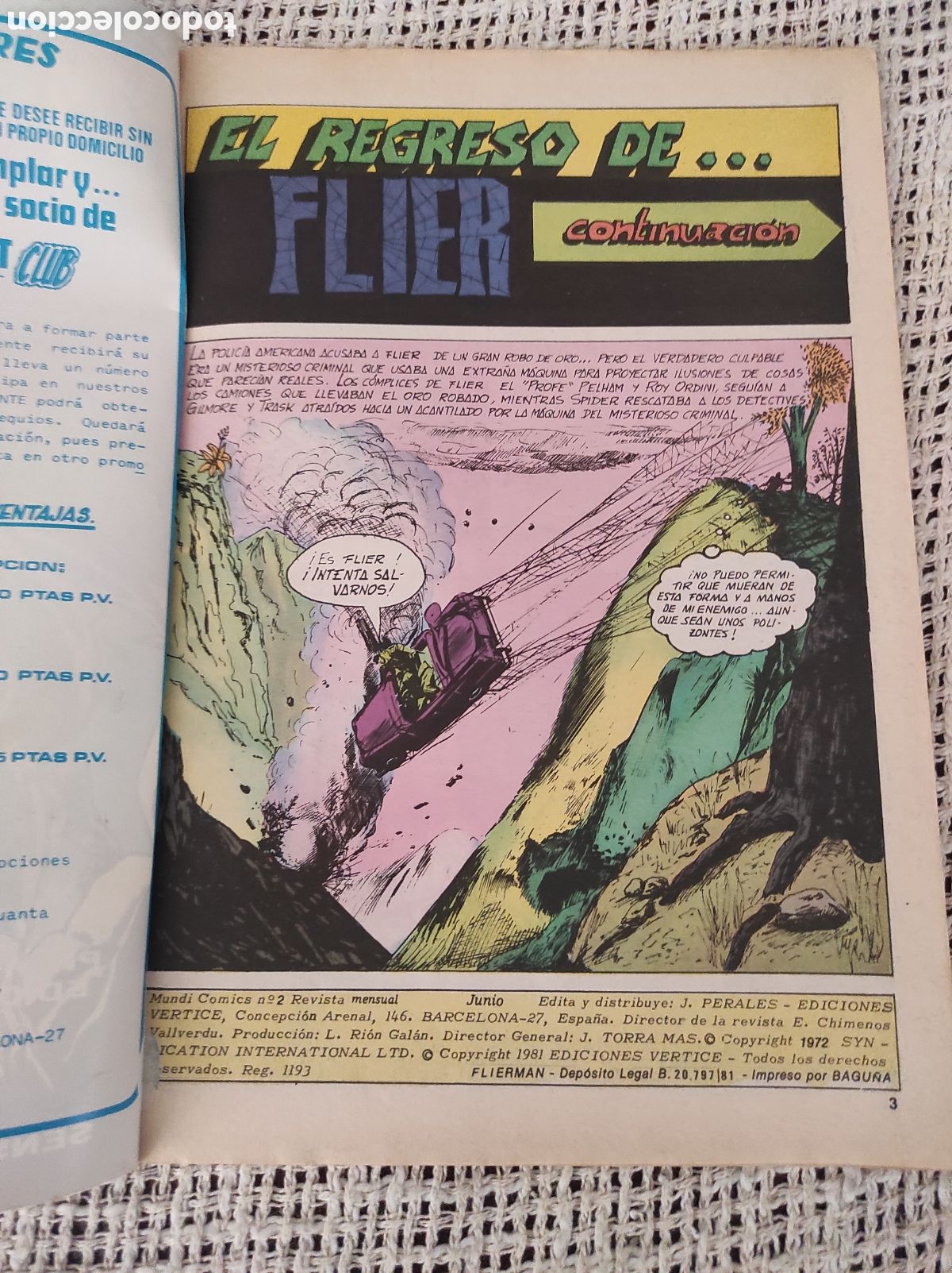 C&oacute;mics: FLIERMAN N&ordm; 2 -ED. VERTICE Mundicomics - Foto 2