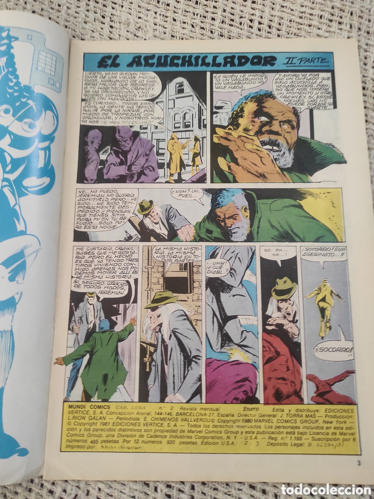 C&oacute;mics: CABALLERO LUNA N&ordm; 2 -ED. MUNDI-COMICS - VERTICE - Foto 2