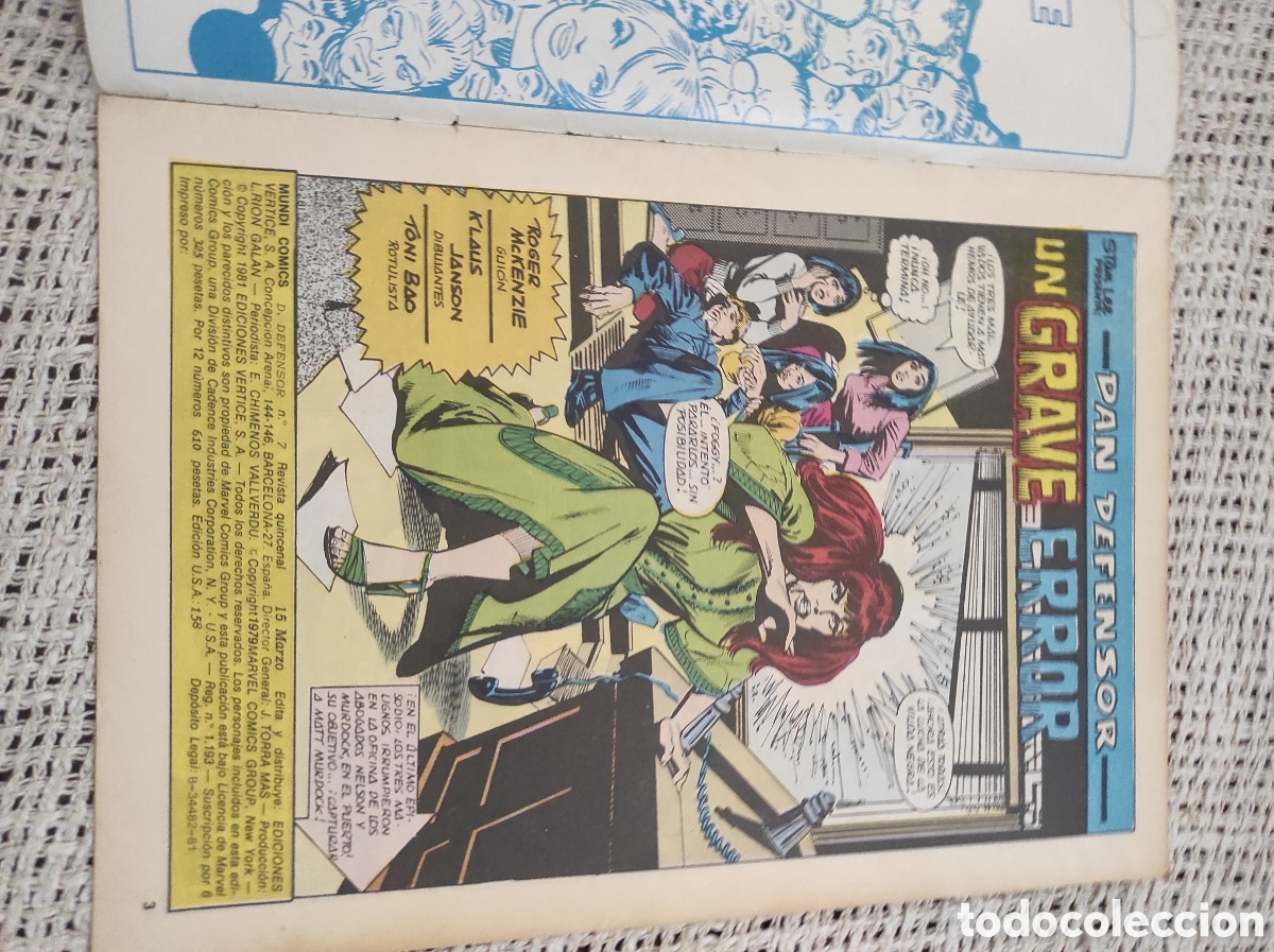 C&oacute;mics: DAN DEFENSOR N&ordm; 7 un grave error - MUNDICOMICS - VERTICE - Foto 2