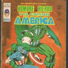 Cómics: LOS INSUPERABLES. V.1- Nº 12. HOMBRE DE HIERRO Y EL CAPITAN AMÉRICA. MUNDI COMICS. (ST/A00). Lote 396662284