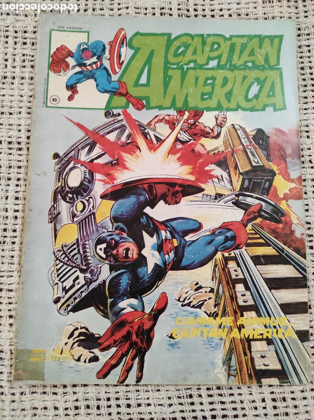 C&oacute;mics: CAPITAN AMERICA N&ordm; 6 -ED. VERTICE SURCO - Foto 1