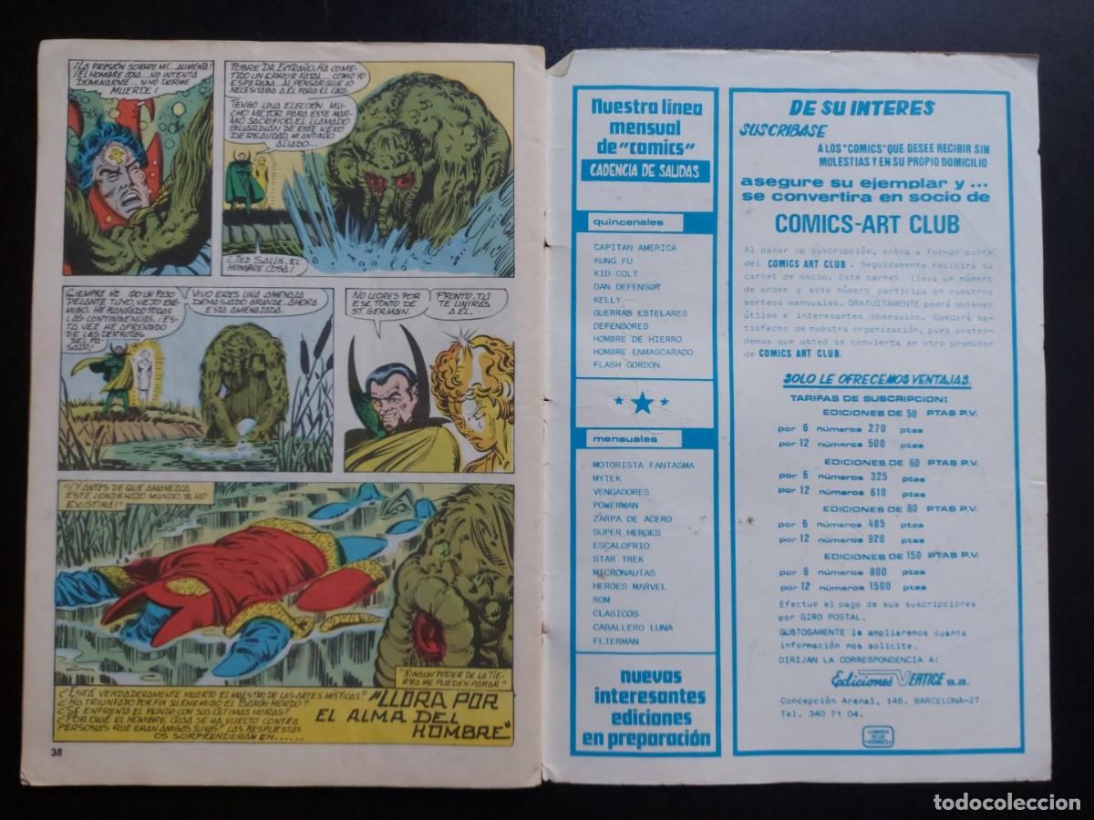 C&oacute;mics: Super H&eacute;roes n&ordm; 4 - El Hobre Cosa - Ediciones V&eacute;rtice - A&ntilde;o 1981 - Foto 10