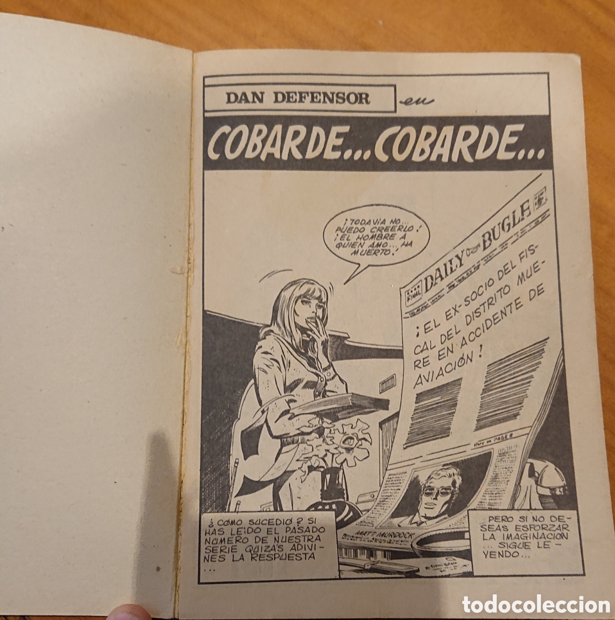 C&oacute;mics: V&eacute;rtice Dan Defensor, taco, n&uacute;mero 22, original - Foto 3
