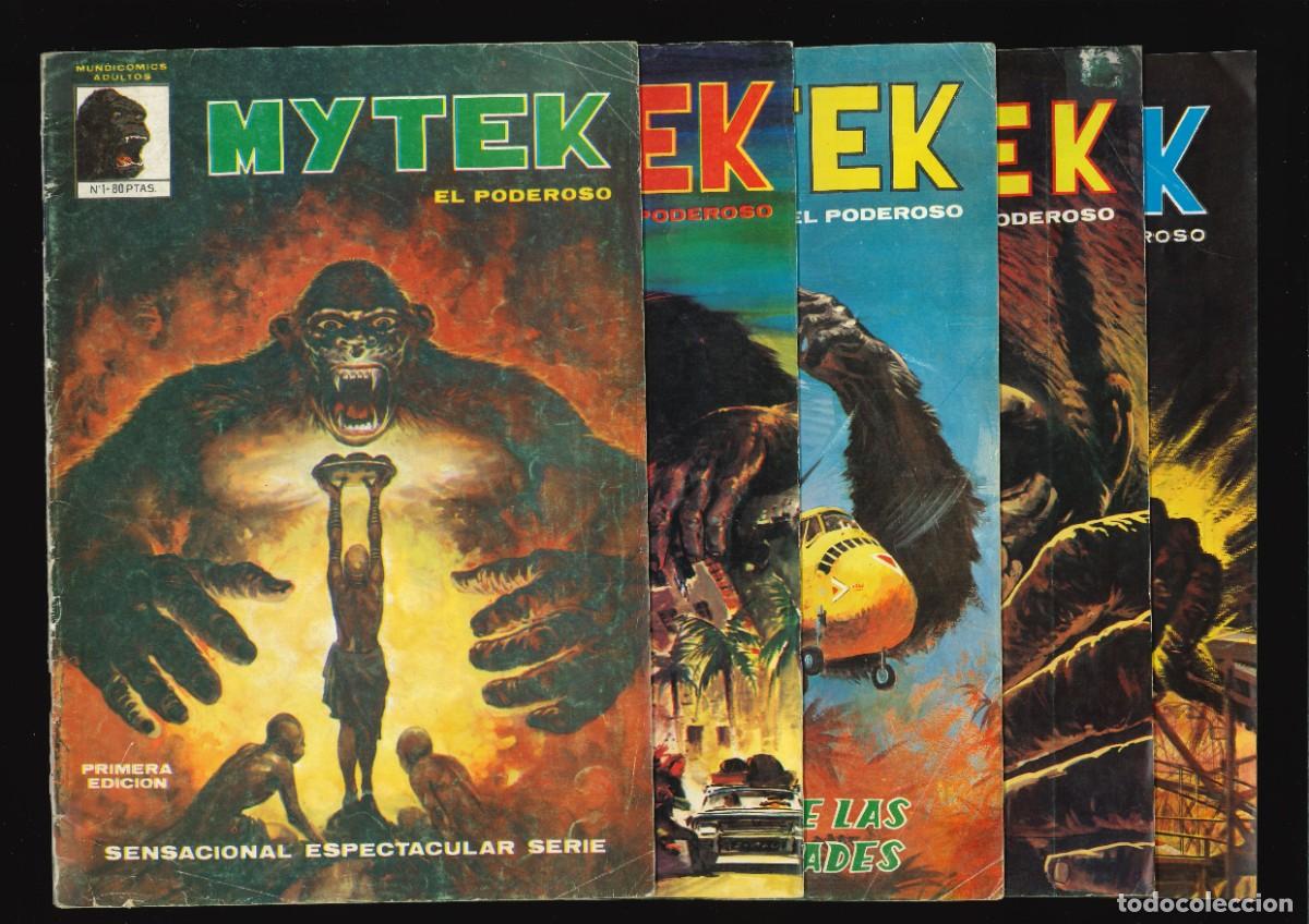 C&oacute;mics: MYTEK (L&Iacute;NEA 81) - V&Eacute;RTICE / COLECCI&Oacute;N COMPLETA (5 N&Uacute;MEROS) - Foto 1