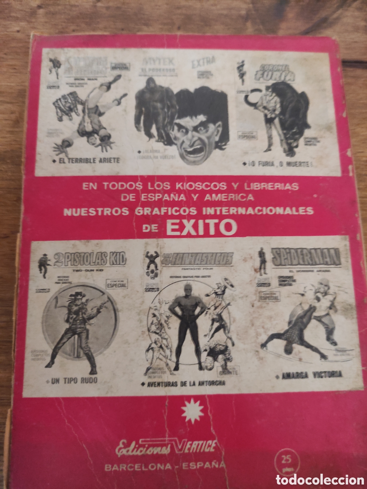 C&oacute;mics: CORONEL FURIA N&deg; 12 EDICIONES VERTICE - Foto 2