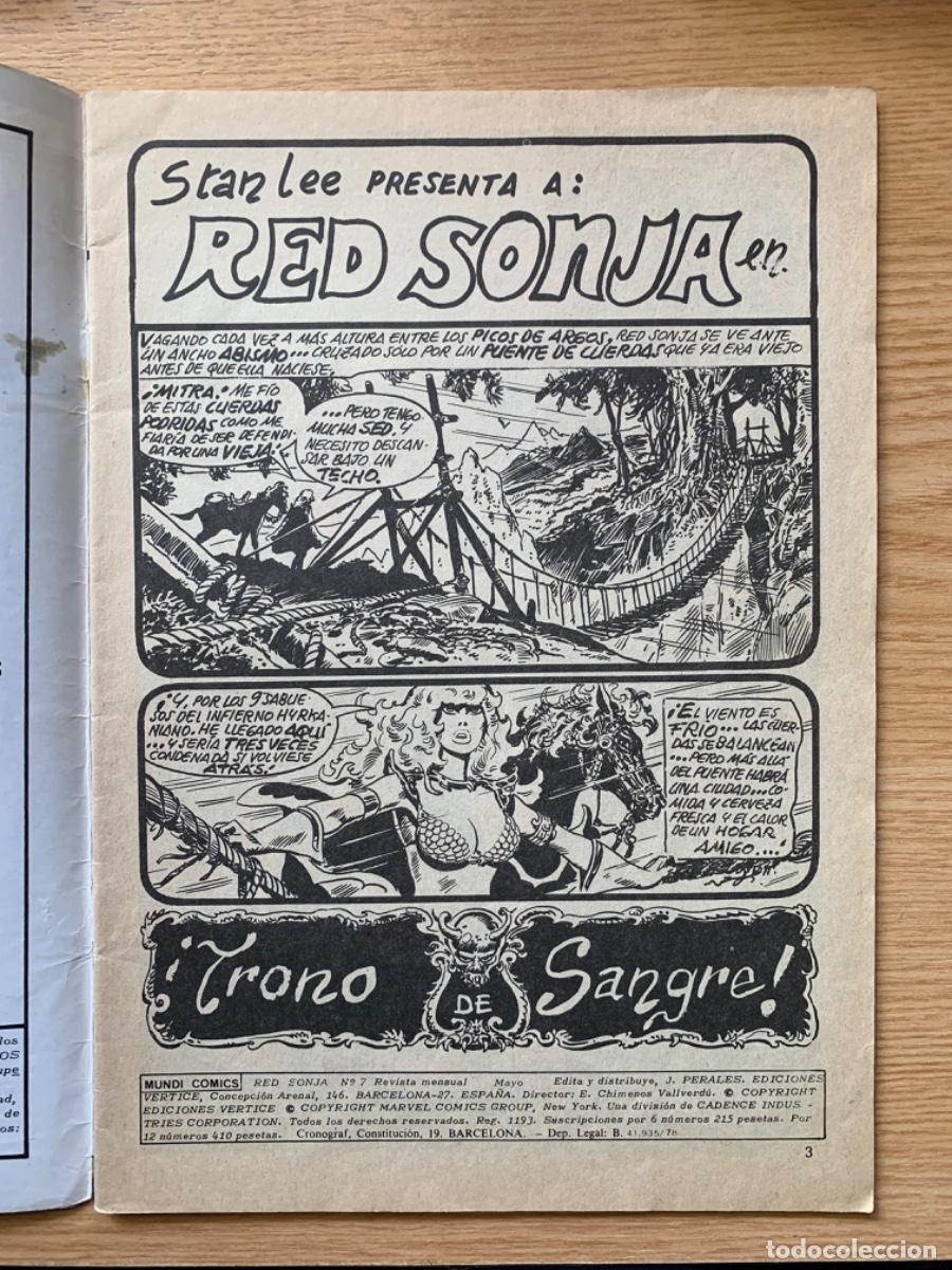 C&oacute;mics: Red Sonja n&ordm; 7 - V&eacute;rtice - Foto 2