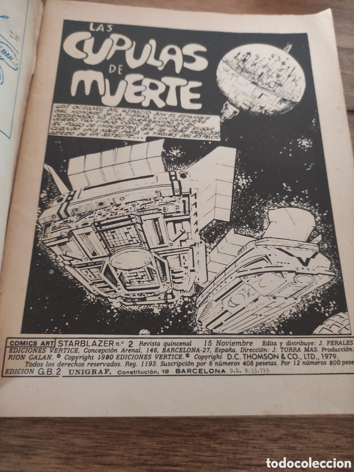 C&oacute;mics: ODISEAS DEL ESPACIO, LAS C&Uacute;PULAS DE LA MUERTE N&deg; 2 - Foto 2