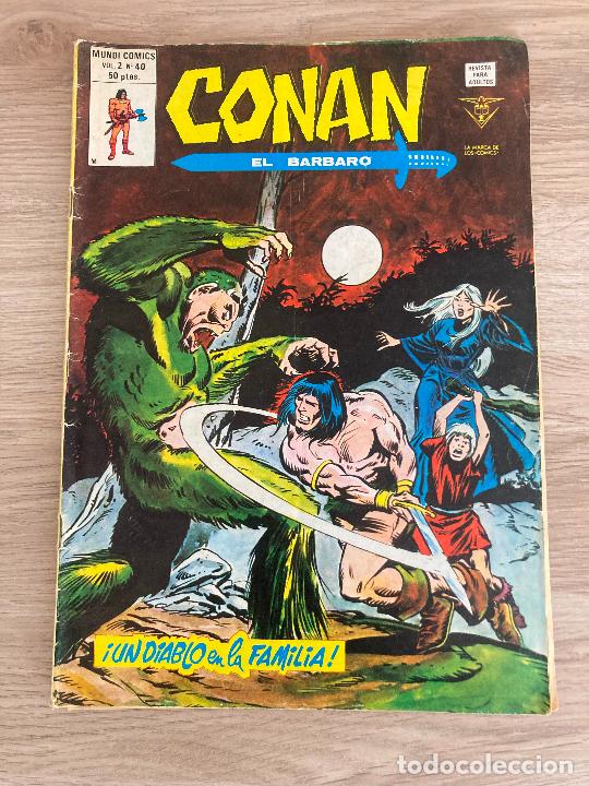 C&oacute;mics: CONAN EL BARBARO V 2 V2 N&ordm; 40. VERTICE 1980 - Foto 1
