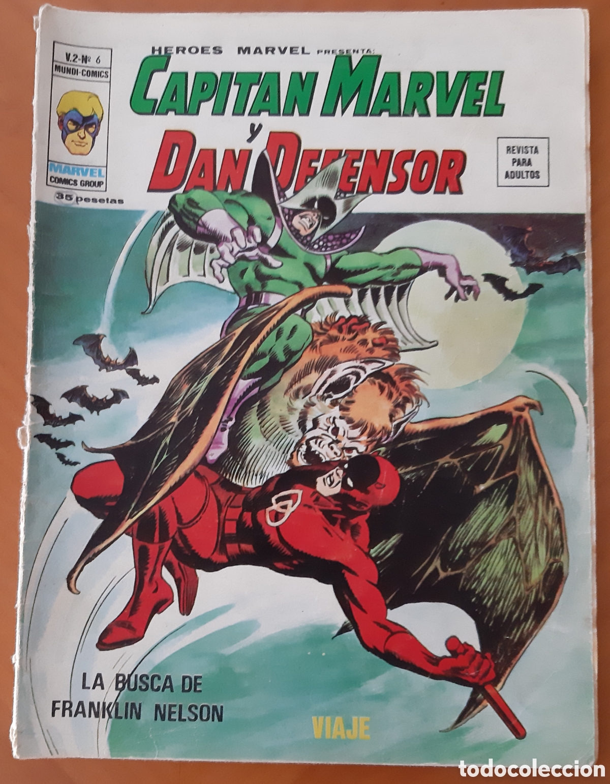 C&oacute;mics: C&oacute;mic V&eacute;rtice, Marvel. Capit&aacute;n Marvel. A&ntilde;o 1975 - Foto 1
