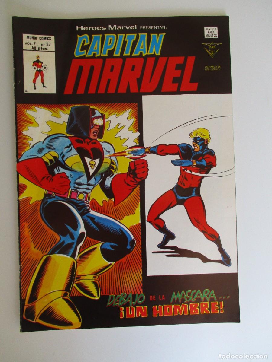 C&oacute;mics: HEROES MARVEL (1975, VERTICE) -V.2- 57 &middot; I-1980 &middot; CAPITAN MARVEL - Foto 1