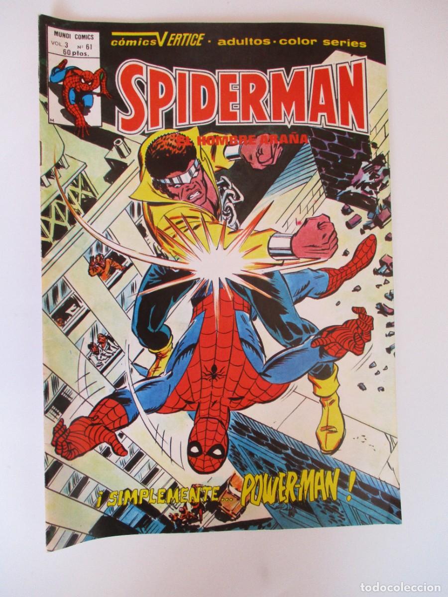 C&oacute;mics: SPIDERMAN (1975, VERTICE) -V 3- 61 &middot; IX-1979 &middot; SIMPLEMENTE POWERMAN - Foto 1