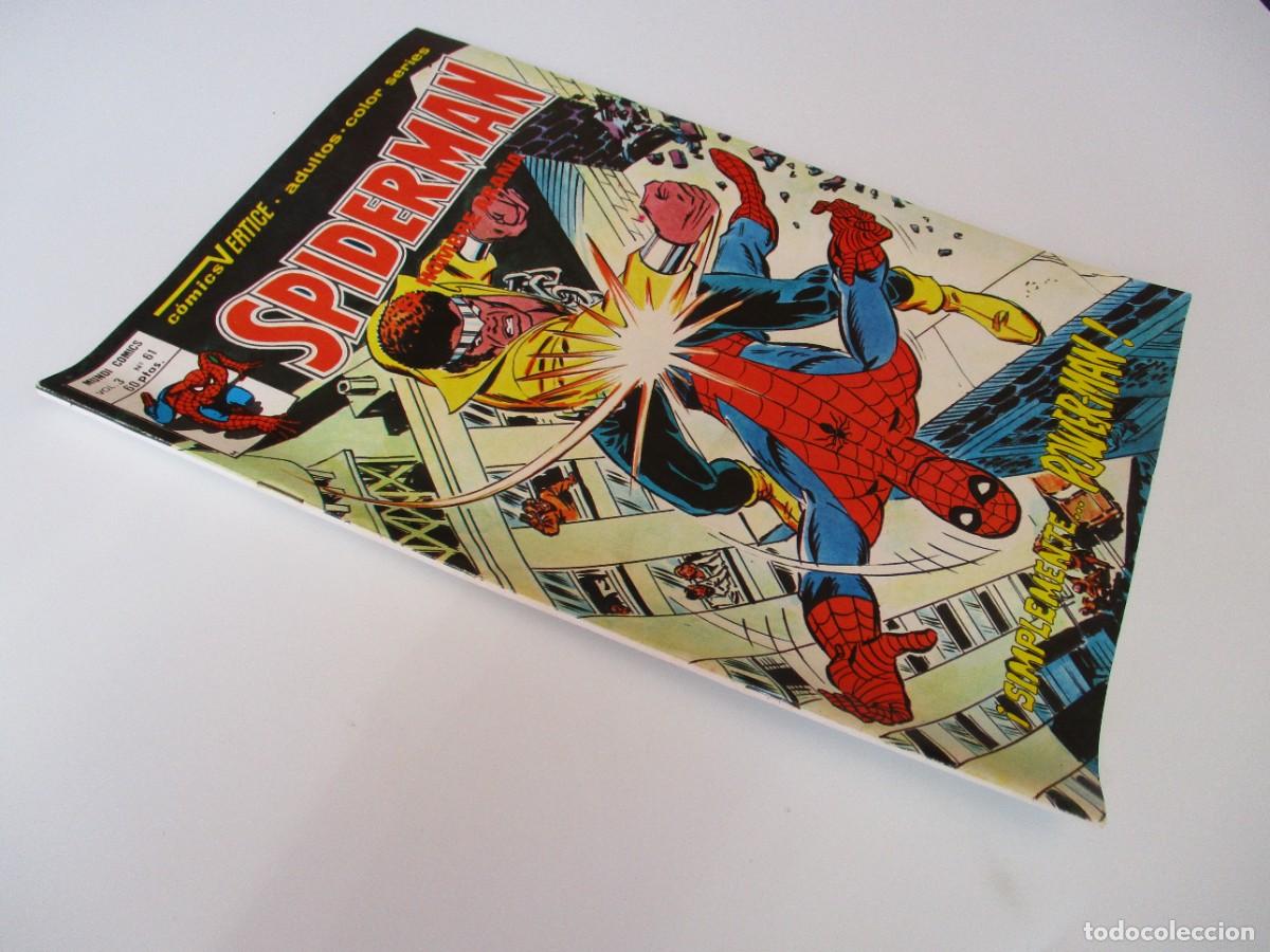 C&oacute;mics: SPIDERMAN (1975, VERTICE) -V 3- 61 &middot; IX-1979 &middot; SIMPLEMENTE POWERMAN - Foto 2