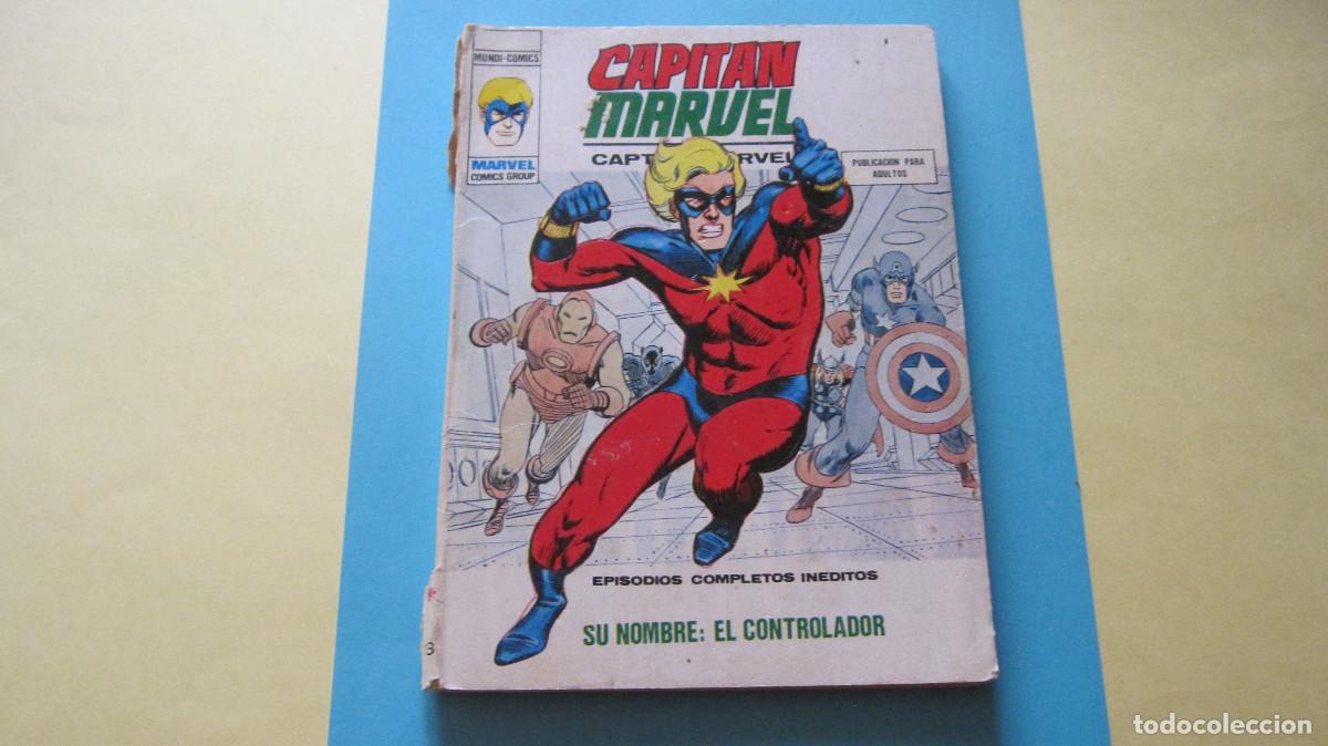 C&oacute;mics: VERTICE CAPITAN MARVEL VOL.1 N 13, EL ULTIMO COMPLETO LOMO DETERIORADO - Foto 1