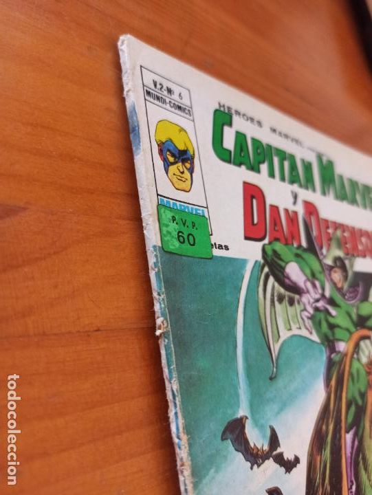C&oacute;mics: HEROES MARVEL V. 2 N&ordm; 6 - CAPITAN MARVEL Y DAN DEFENSOR - MUNDI-COMICS - VERTICE (IP) - Foto 3