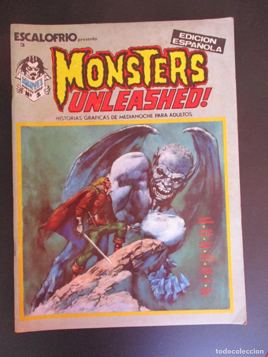 C&oacute;mics: ESCALOFRIO (1973, VERTICE) 3 &middot; 1974 &middot; MONSTERS UNLEASHED! 1 - Foto 1
