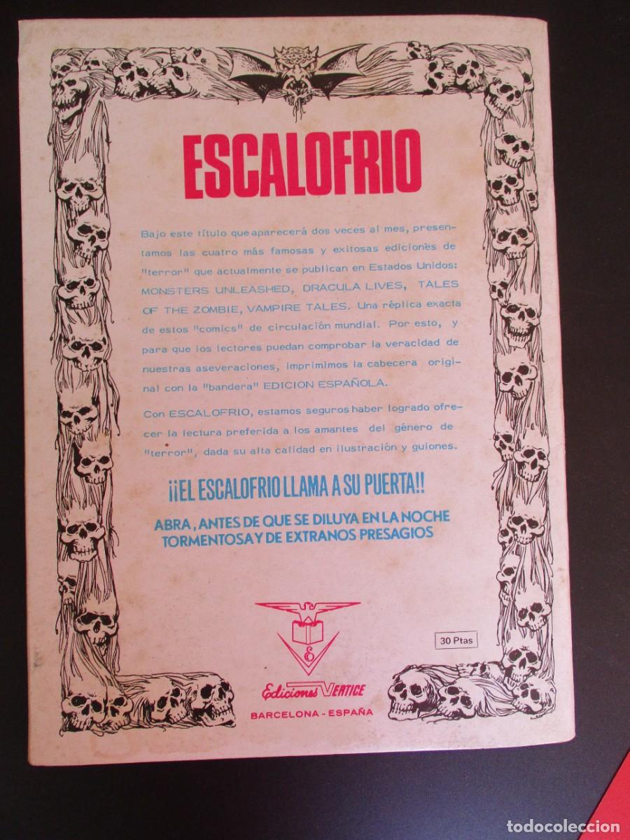 C&oacute;mics: ESCALOFRIO (1973, VERTICE) 3 &middot; 1974 &middot; MONSTERS UNLEASHED! 1 - Foto 3