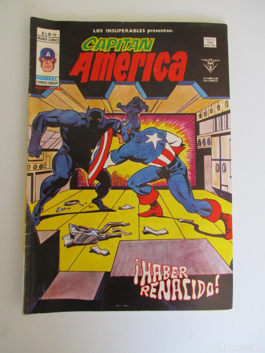 Comics: INSUPERABLES, LOS (1977, VERTICE) 19 · 15-V-1979 · CAPITAN AMERICA