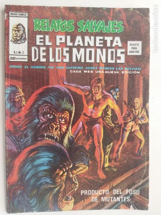 C&oacute;mics: RELATOS SALVAJES V 2 N&ordm; 2 - EL PLANETA DE LOS MONOS - Foto 1