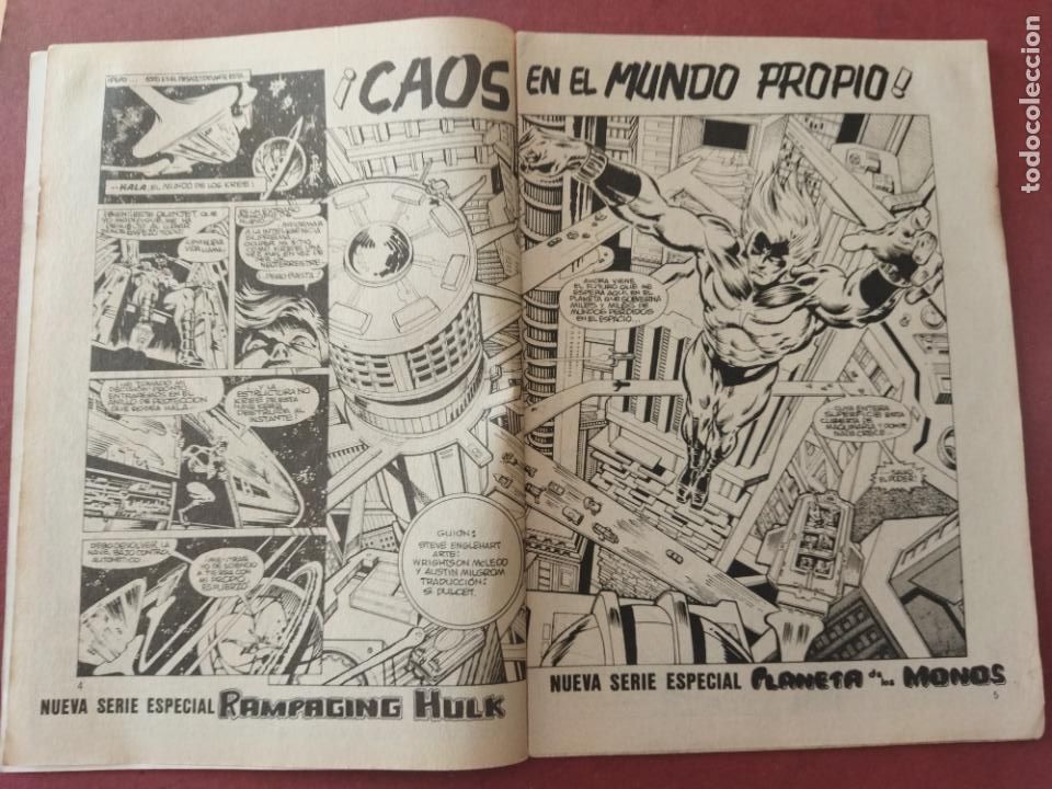 C&oacute;mics: H&Eacute;ROES M&Aacute;RVEL V 2 N&ordm; 46 - CAPIT&Aacute;N MARVEL - - 1979 EDI. V&Eacute;RTICE - Foto 4