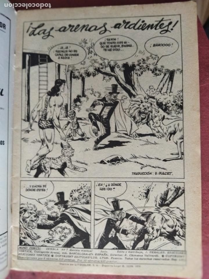 C&oacute;mics: ZEMBLA V - 1 N&ordm; 7 - EDICIONES V&Eacute;RTICE 1979 MUY NUEVO - Foto 2