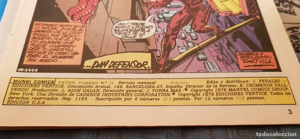 C&oacute;mics: PETER PARKER SPIDERMAN n&uacute;mero 14 volumen 1 V&eacute;rtice. - Foto 3