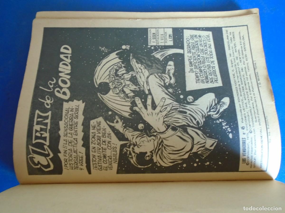C&oacute;mics: (COM-230541)LOS VENGADORES - VERTICE - N&ordm; 45 - 25 PTS. - Foto 3