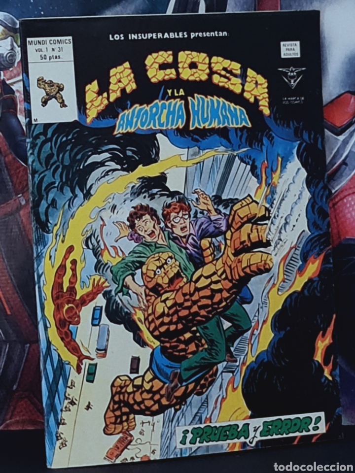 C&oacute;mics: EXCELENTE ESTADO LOS INSUPERABLES 31 PRUEBA Y ERROR GRAPA EDICIONES VERTICE - Foto 1