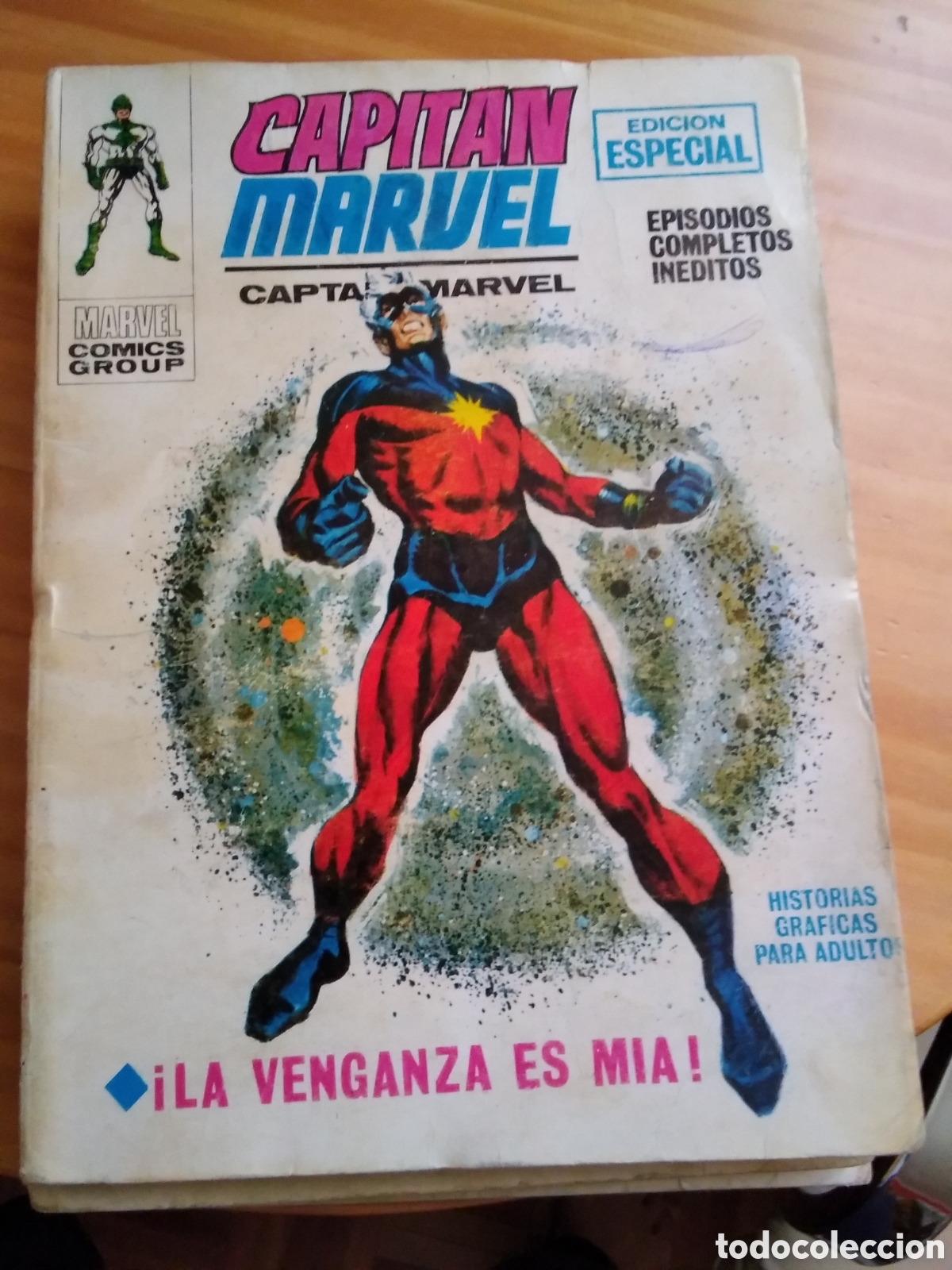 C&oacute;mics: Capit&aacute;n Marvel v&eacute;rtice v-1 n&uacute;mero 7 la venganza es mia - Foto 1