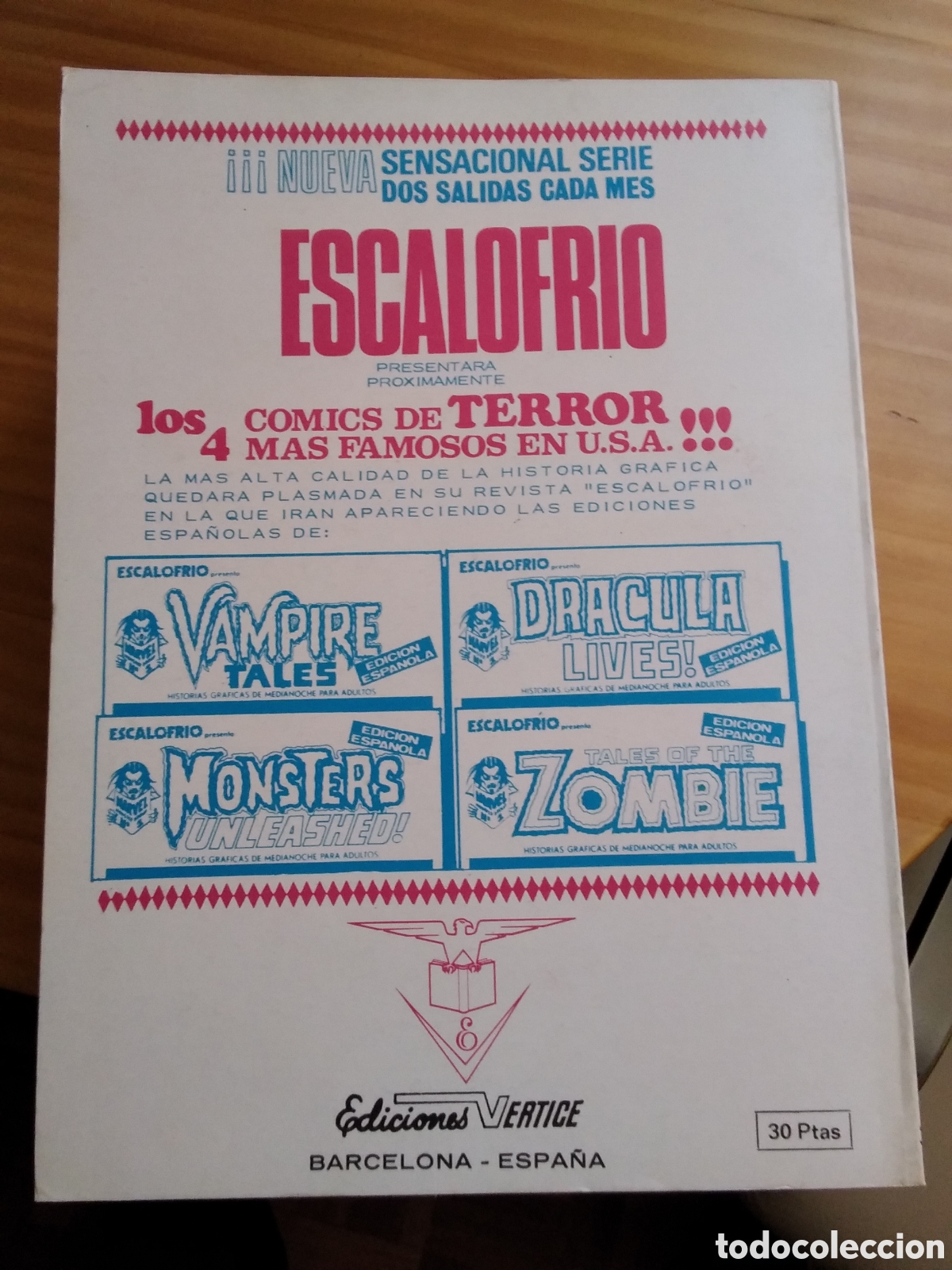 C&oacute;mics: La masa v&eacute;rtice comic v-1 n&uacute;mero 33 la arpia - Foto 3