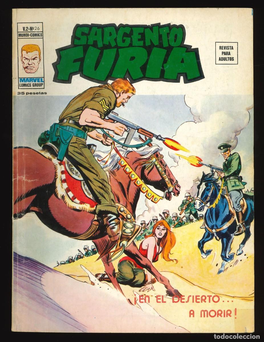 C&oacute;mics: SARGENTO FURIA (V.2) - EDICIONES V&Eacute;RTICE / N&Uacute;MERO 26 - Foto 1