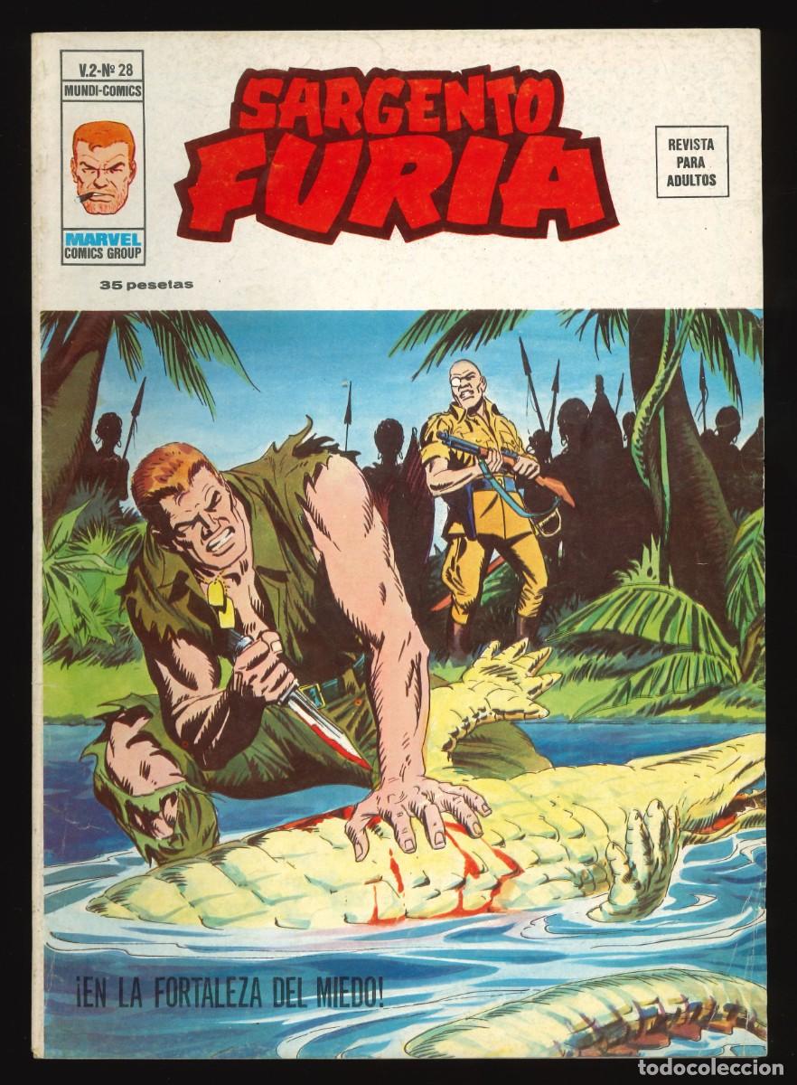 C&oacute;mics: SARGENTO FURIA (V.2) - EDICIONES V&Eacute;RTICE / N&Uacute;MERO 28 - Foto 1