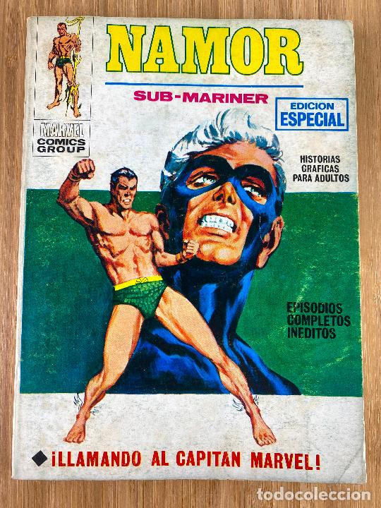 C&oacute;mics: Namor volumen 1 n&uacute;mero 6 de Ediciones V&eacute;rtice del A&ntilde;o 1971 - Foto 1