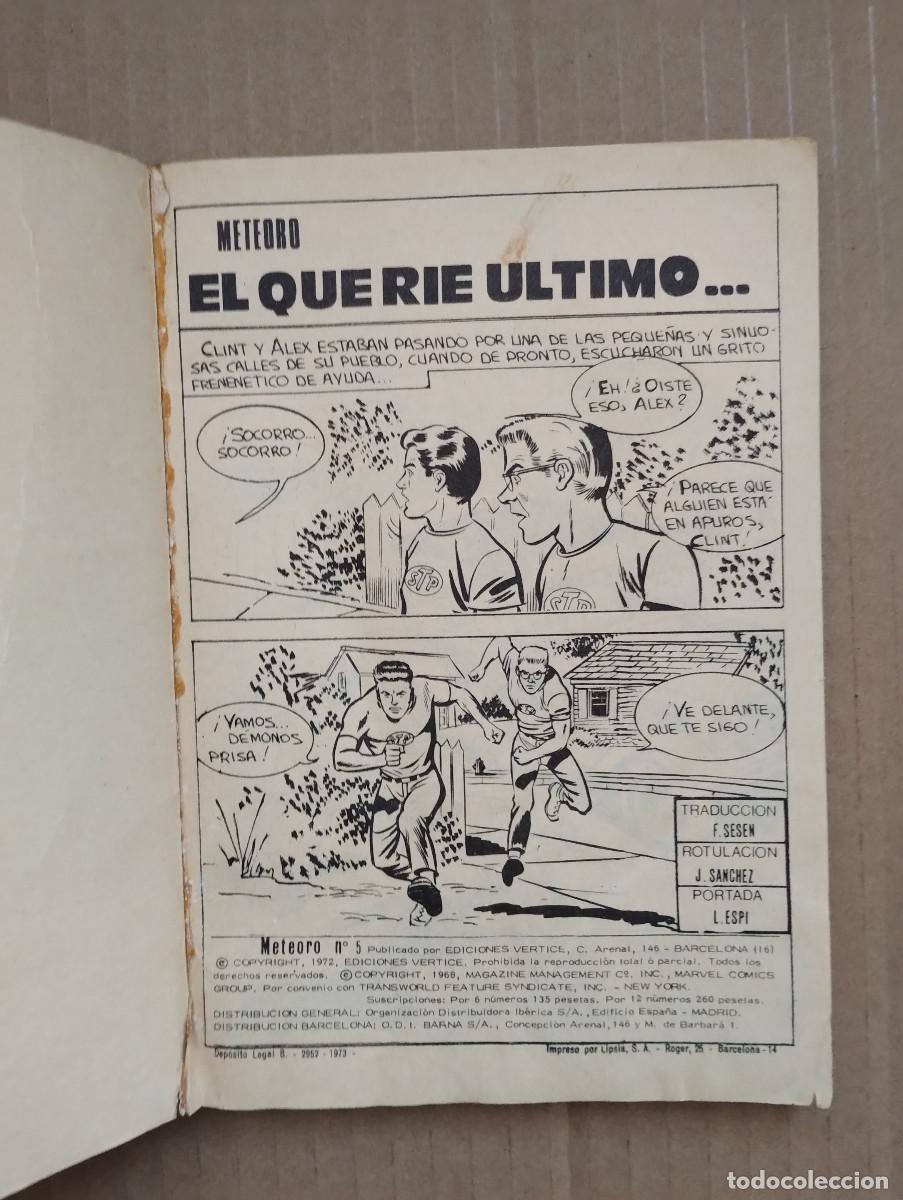 C&oacute;mics: METEORO N&ordm; 5 EL QUE RIE EL ULTIMO VERTICE - Foto 2