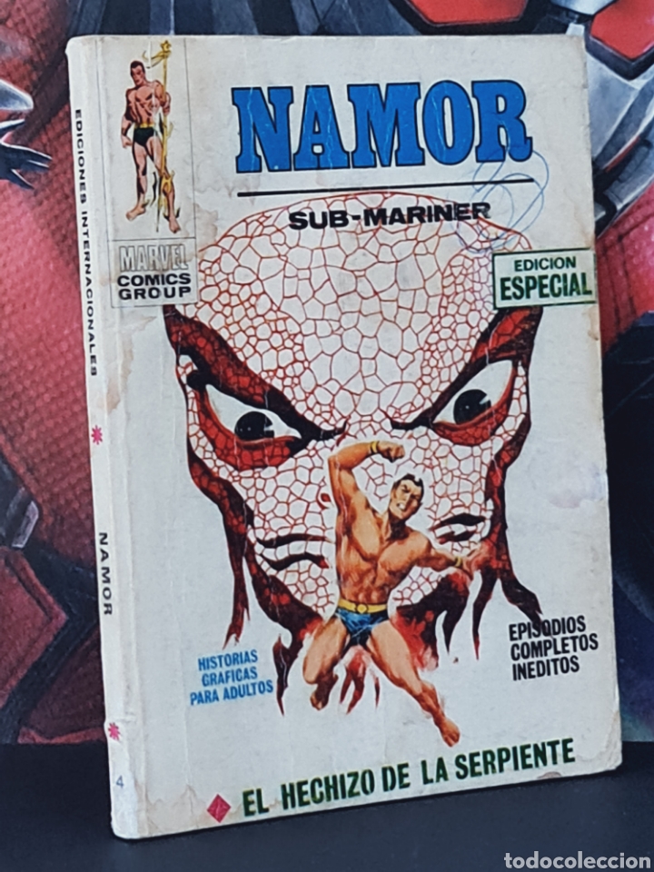 C&oacute;mics: NAMOR 4 EL HECHIZO DE LA SERPIENTE NORMAL ESTADO TACO EDICIONES VERTICE - Foto 1