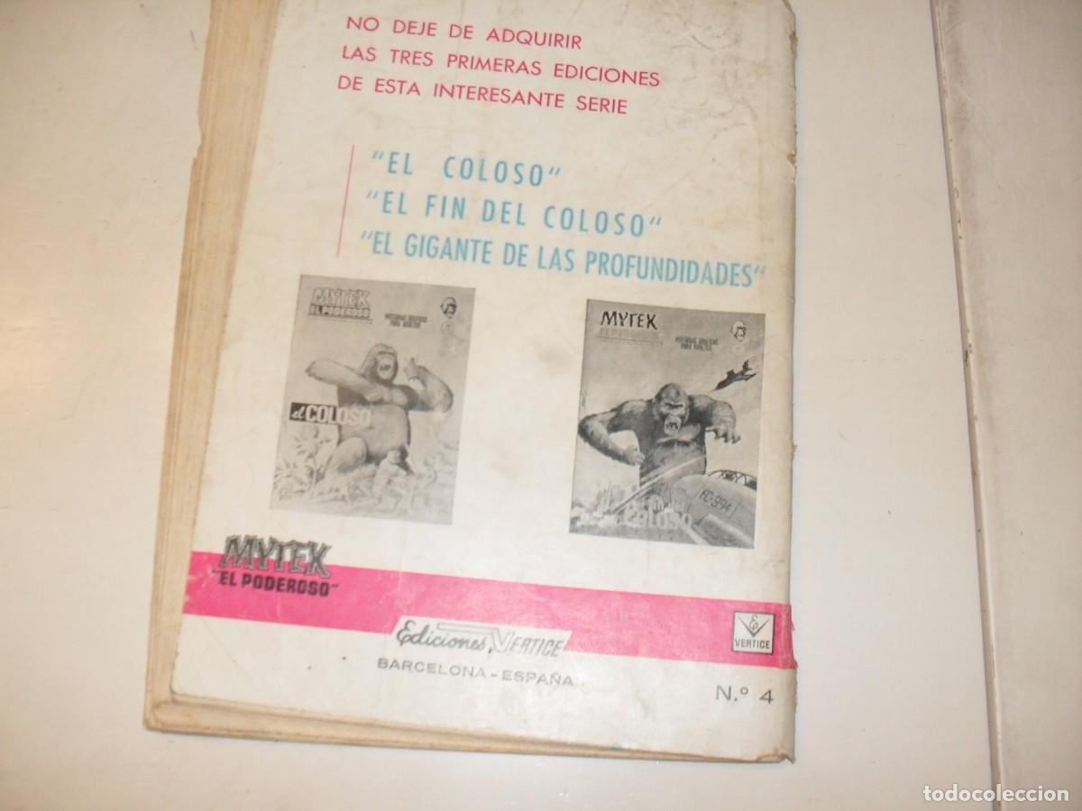 C&oacute;mics: MYTEK EL PODEROSO 4:EL COLOSO AL ATAQUE&iexcl;&iexcl;,(DE 17).VERTICE,1965,DE COMPLEMENTO ARCHIE EL ROBOT - Foto 2