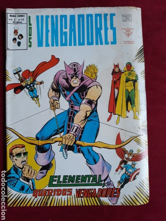 C&oacute;mics: LOS VENGADORES VOL. 2 N&ordm; 43 - V&Eacute;RTICE - Foto 1