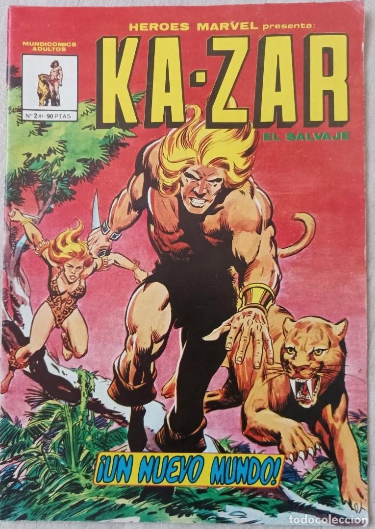 C&oacute;mics: H&Eacute;ROES MARVEL PRESENTA KA-ZAR N&ordm; 2 - MUNDICOMICS - Foto 1