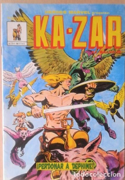 C&oacute;mics: H&Eacute;ROES MARVEL PRESENTA KA-ZAR N&ordm; 3 - MUNDICOMICS - Foto 1
