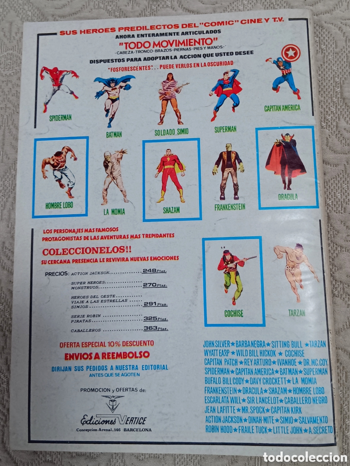 C&oacute;mics: TEBEOS-COMICS CANDY ● LOS INHUMANOS ● COMPLETA 7 EJEMPLARES● VERTICE ● UU99 X0123 ● - Foto 4