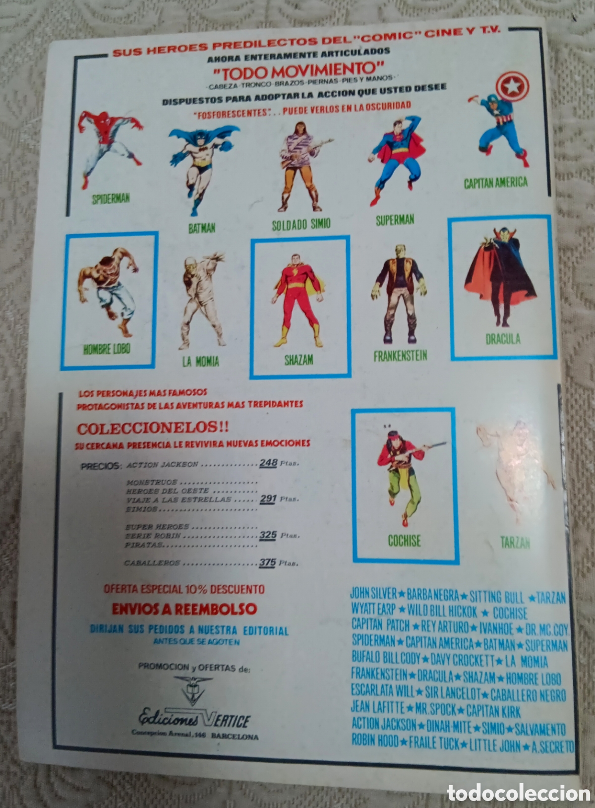 C&oacute;mics: TEBEOS-COMICS CANDY ● LOS INHUMANOS ● COMPLETA 7 EJEMPLARES● VERTICE ● UU99 X0123 ● - Foto 9