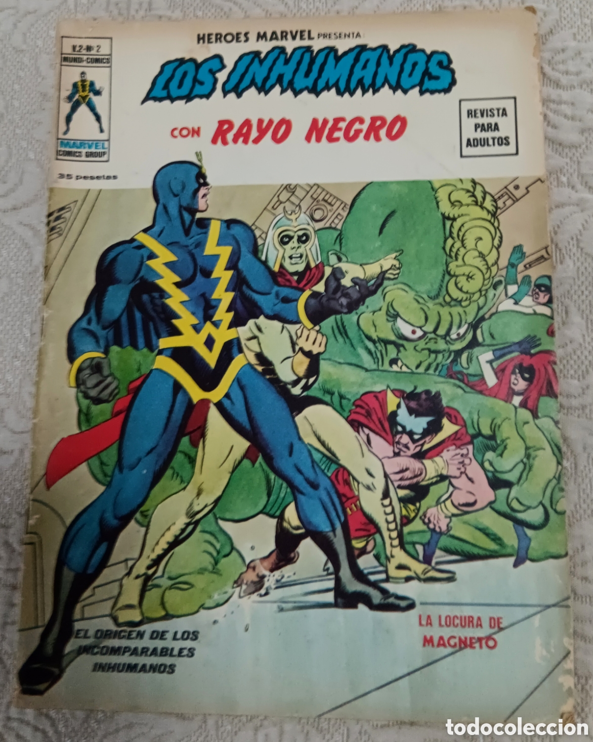 C&oacute;mics: TEBEOS-COMICS CANDY ● LOS INHUMANOS ● COMPLETA 7 EJEMPLARES● VERTICE ● UU99 X0123 ● - Foto 14