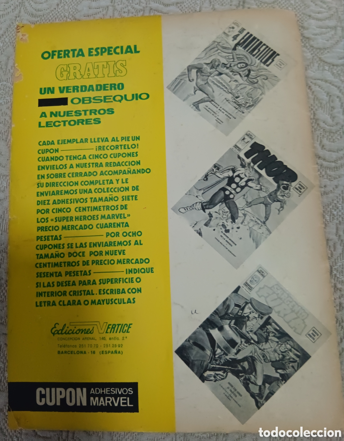 C&oacute;mics: TEBEOS-COMICS CANDY ● LOS INHUMANOS ● COMPLETA 7 EJEMPLARES● VERTICE ● UU99 X0123 ● - Foto 18