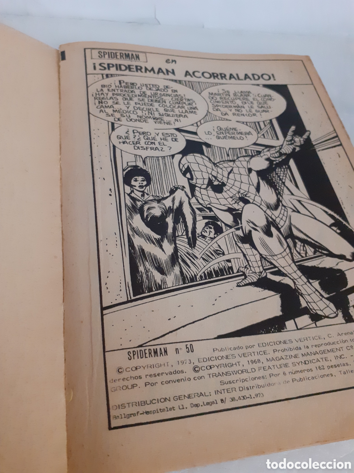 C&oacute;mics: EDICIONES VERTICE TACO SPIDERMAN ACORRALADO N 50 - Foto 5