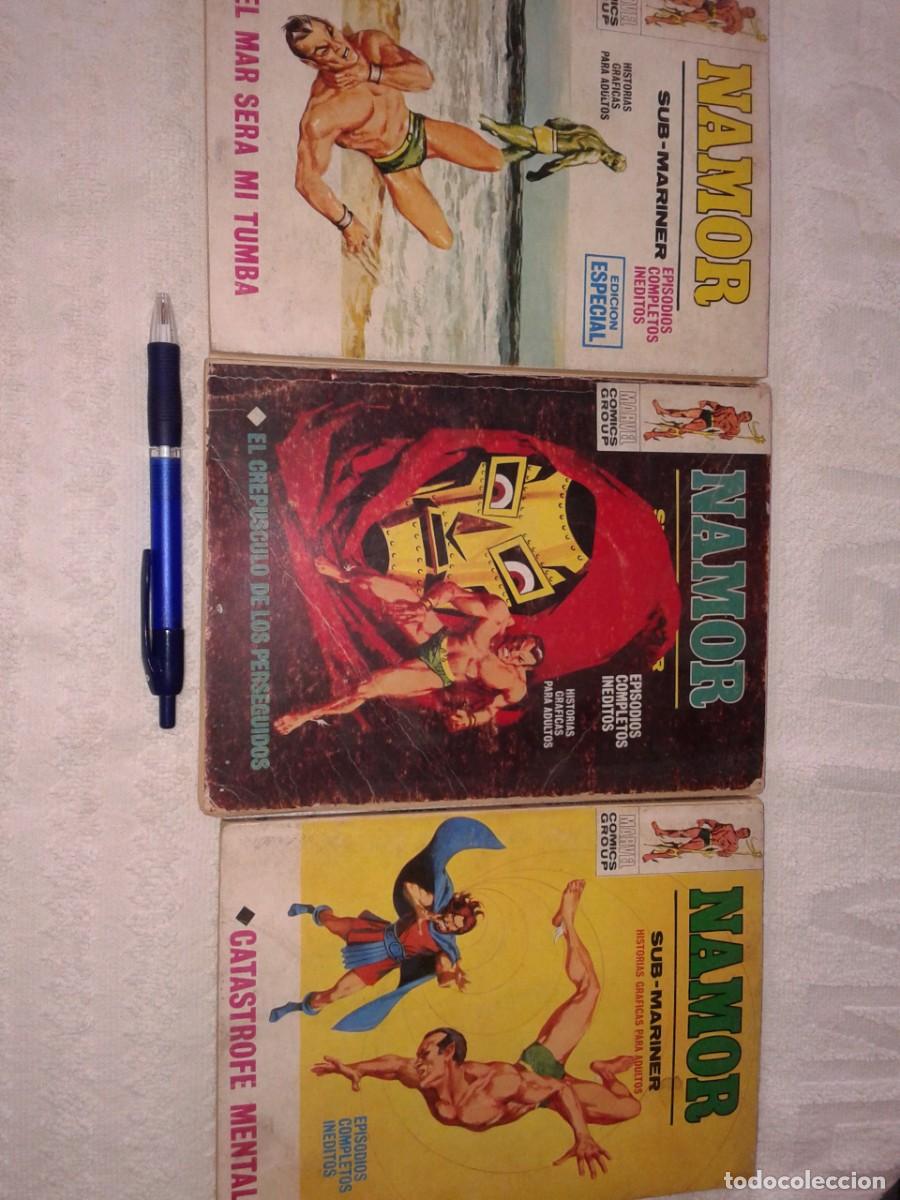 C&oacute;mics: NAMOR, 3 EJEMPLARES, N&ordm; 8, 20, 23, VERTICE, B9 - Foto 1