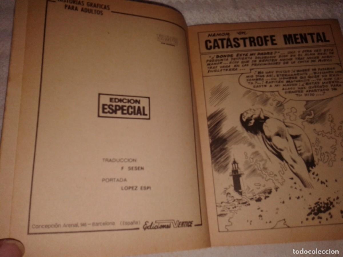 C&oacute;mics: NAMOR, 3 EJEMPLARES, N&ordm; 8, 20, 23, VERTICE, B9 - Foto 9