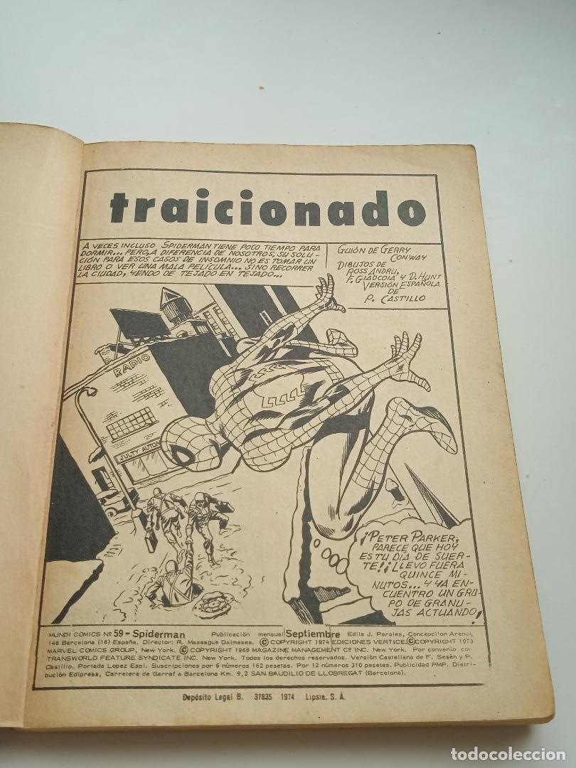 C&oacute;mics: SPIDERMAN.EDICIONES V&Eacute;RTICE.N&Uacute;MERO59.&rdquo;TRAICIONADO&rdquo; - Foto 3