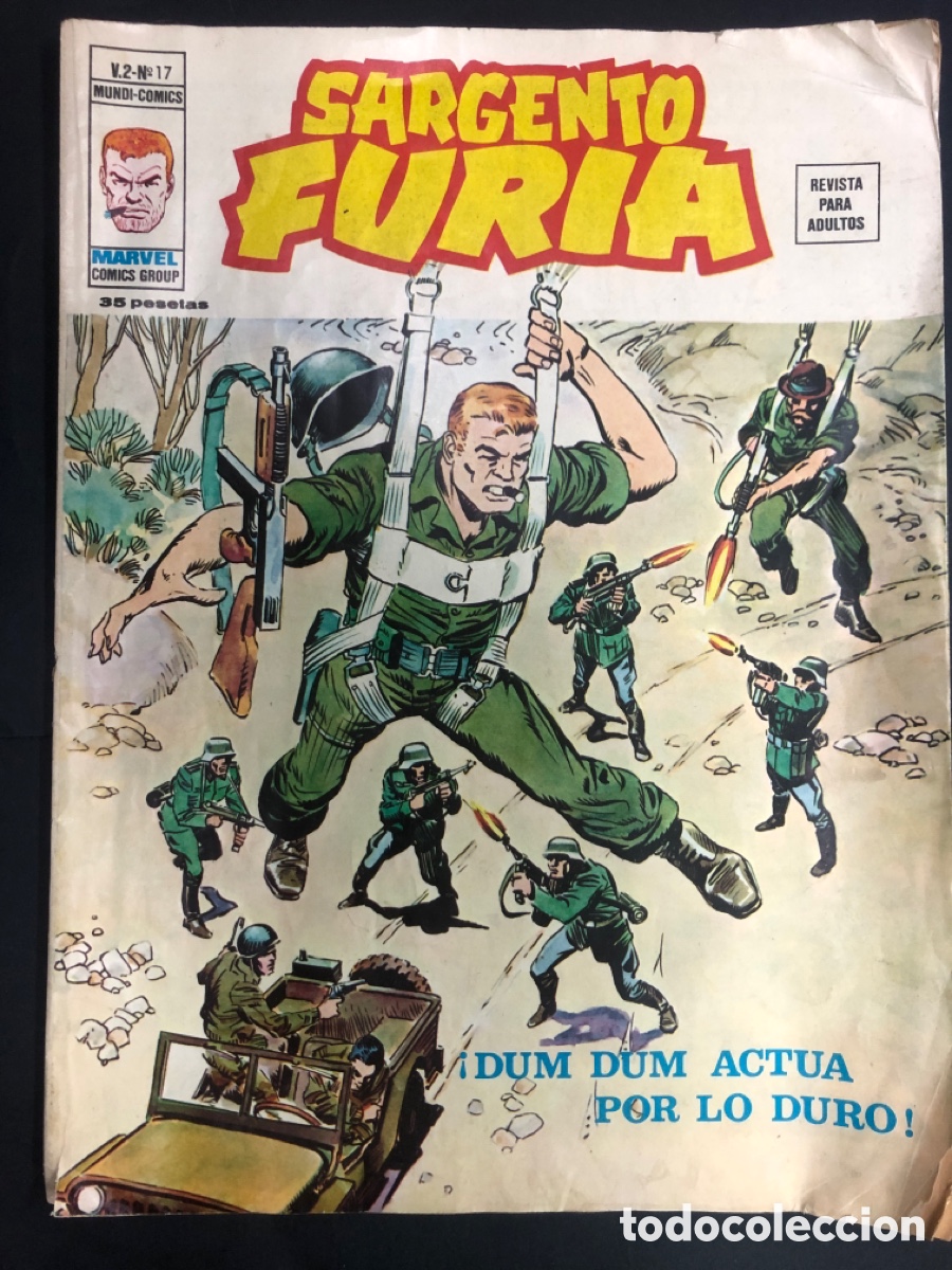 C&oacute;mics: COMIC SARGENTO FURIA N&ordm; 7 V2 EDITORIAL VERTICE - Foto 1
