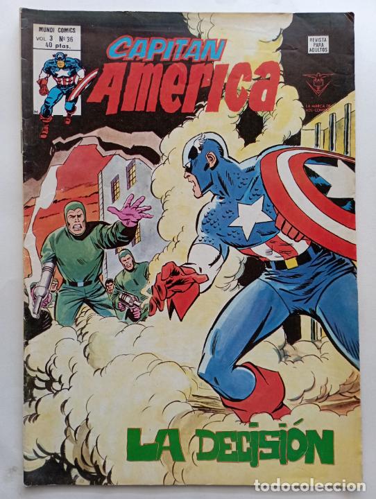 C&oacute;mics: CAPIT&Aacute;N AM&Eacute;RICA VOL 3 N&ordm; 36 - V&Eacute;RTICE 1979 - Foto 1